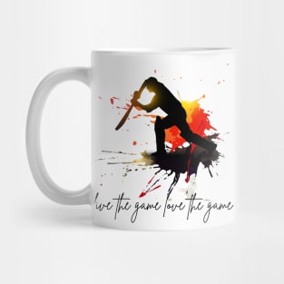 I don't like cricket, I love it, Cricket love the game Mug